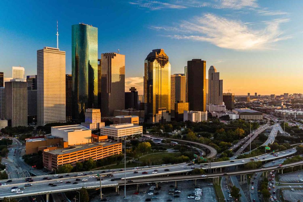 Tall Buildings in Houston, Texas