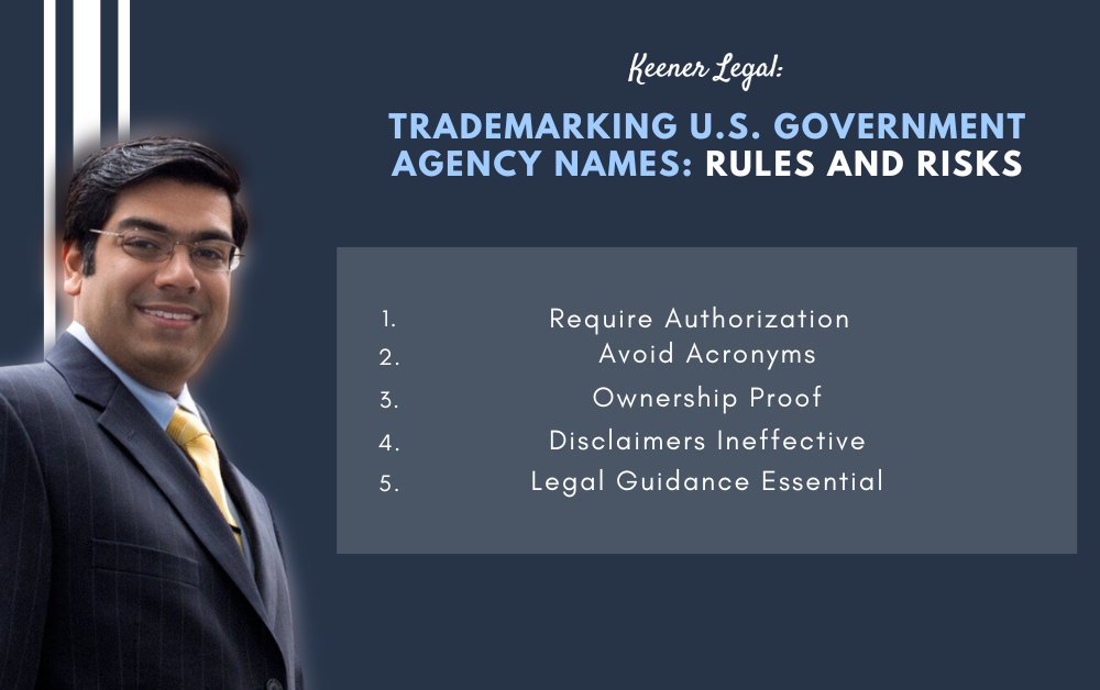 U.S. Government Trademark Infographic
