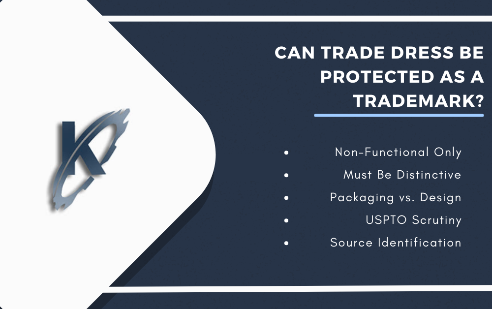Can trade dress be protected as a trademark? Infographic