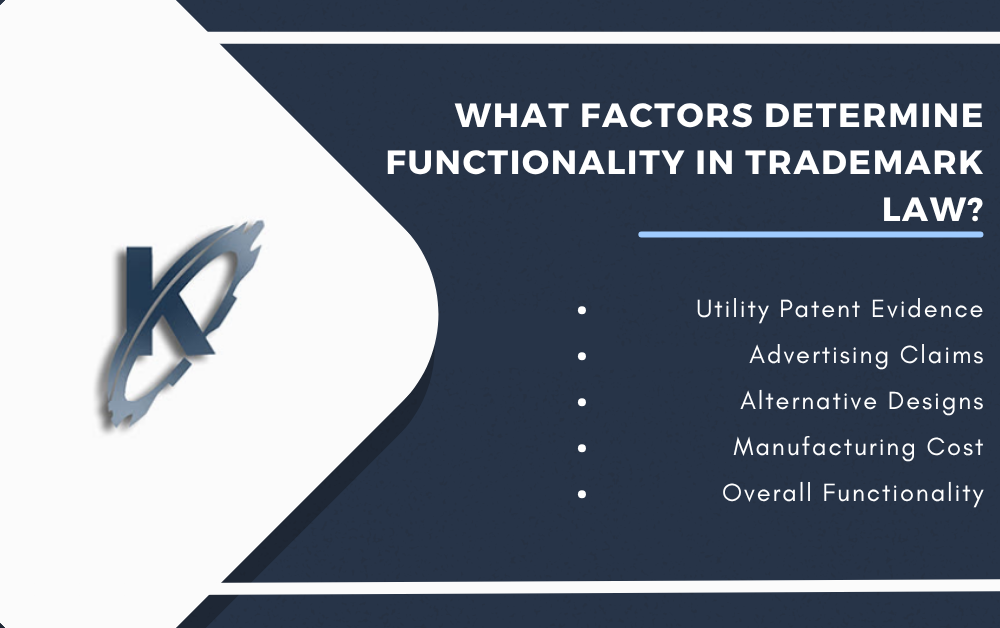 What Factors Determine Functionality in Trademark Law? Infographic